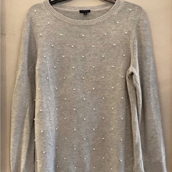 Talbots Pearl Gray Sweater | Medium - Picture 10 of 13
